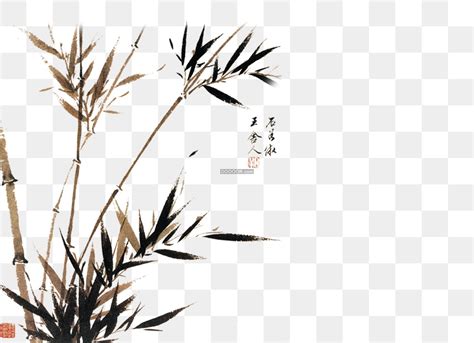 国画的竹子怎么画要简单一点的百度图片