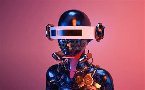 3D未来AI智能机器人图片素材-正版创意图片402180035-摄图网