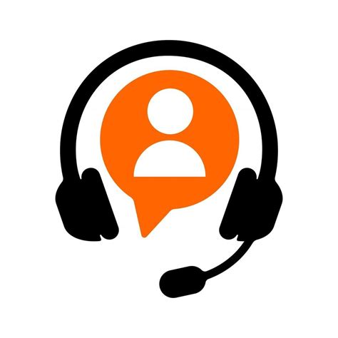 Hotline symbol with headphones and customer icon 3344958 Vector Art at ...