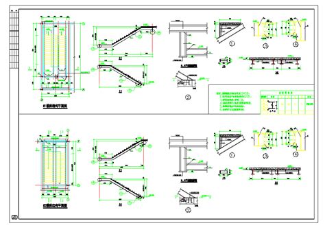 4部不同种类的钢结构楼梯施工详图_cad图纸下载-土木在线