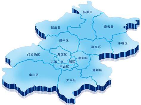 北京市行政区划地图：北京市16个区分别是哪些？