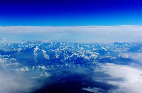 大气磅礴的意境雪山,山峰山脉图片-千叶网
