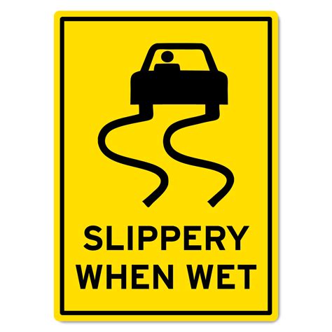 Slippery When Wet Sign - The Signmaker