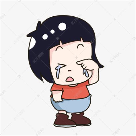 在哭泣的少女图片