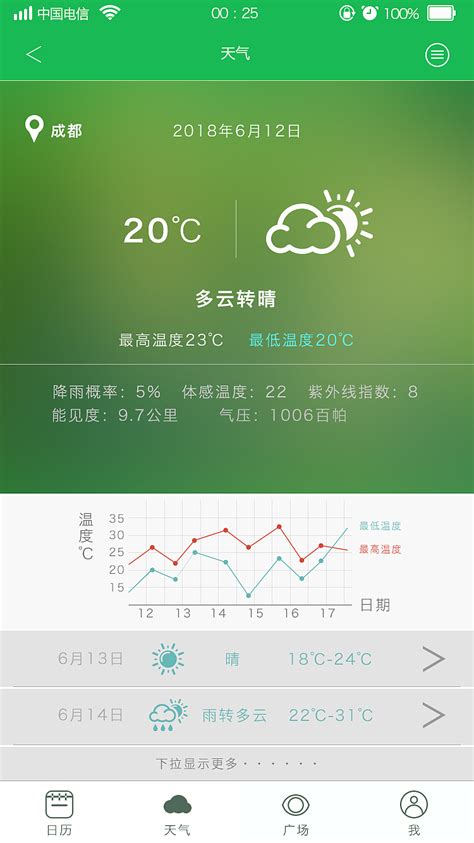 天气app_苏无遮-站酷ZCOOL