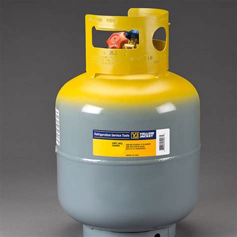 Buy Yellow Jacket 95013, Yellow/Gray Refrigerant Recovery Cylinder ...