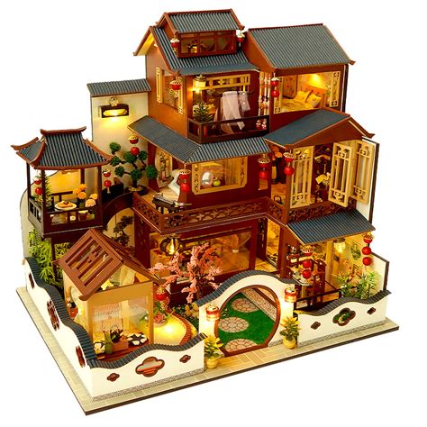 巧之匠中国风diy小屋别墅大型手工制作拼装建筑模型玩具生日礼物