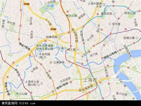 上海市闸北区地图,上海市闸北区,上海闸北区_大山谷图库