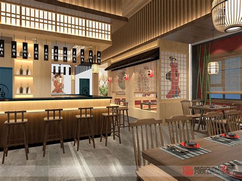 平顶山日式料理餐厅装修设计-梵意空间设计