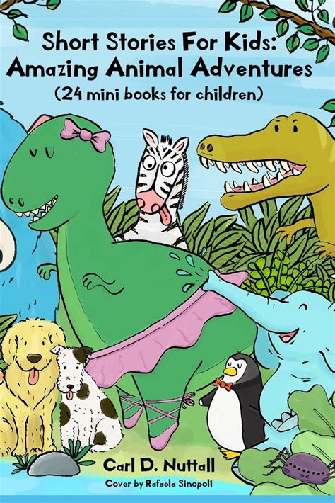 Short Stories For Kids : Amazing Animal Adventures: (24 mini books for ...