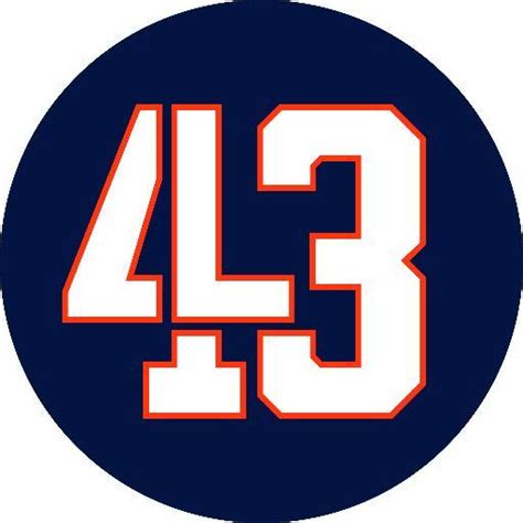 43 RACE NUMBER DECAL / STICKER 2 COLOR b