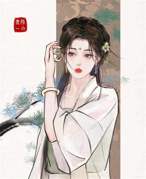 推荐古风头像画师女生版