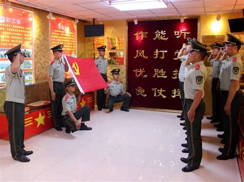 安徽武警二支队新兵齐练棍术除娇气砺血性--中国数字科技馆