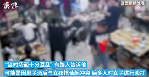 唐山烧烤店主回应多名男子骚扰殴打女生：警方已介入处理|唐山市|殴打|河北省_新浪新闻