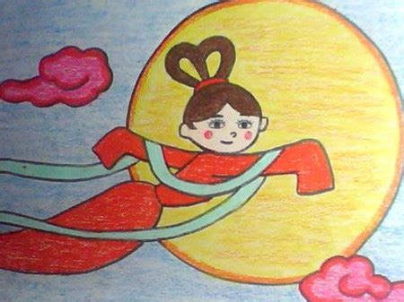 中秋节儿童画_儿童画_亲子图库_太平洋亲子网