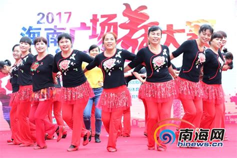 “美好新海南”2017海南广场舞大赛总决赛彩排正在进行-新闻中心-南海网