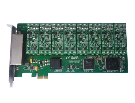Fi3608 8路PCI-E模拟语音卡 - 深圳市飞环电子有限公司