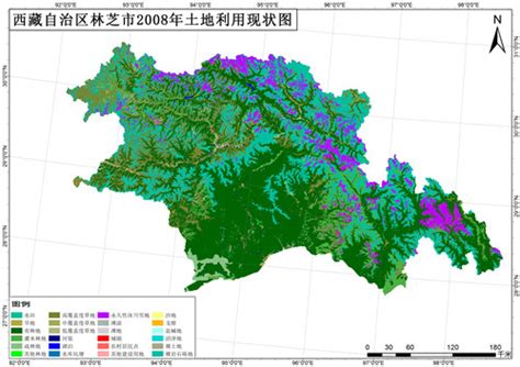 2008年西藏自治区林芝市30米土地利用数据-地理遥感生态网