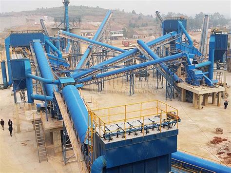 湖北时300吨环保石料生产线项目-郑州中厚机械设备有限公司