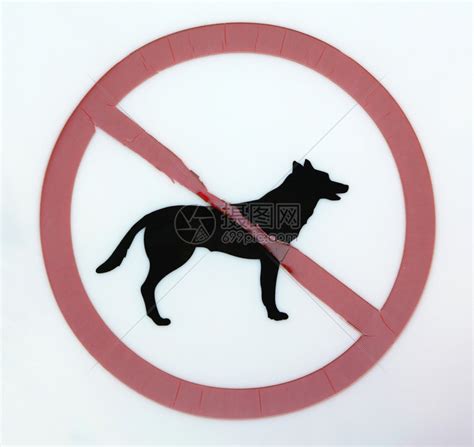 禁止带狗标志高清图片下载-正版图片503137133-摄图网