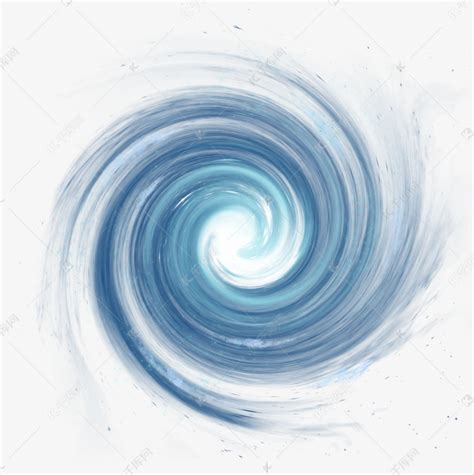 渐变蓝色宇宙大气漩涡飓风抽象星光素材图片免费下载-千库网
