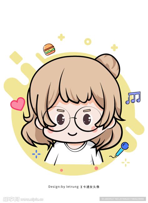 普信女头像卡通非主流