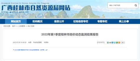 2022年桂林市城区最新地价情况公布-土地资讯-桂房网