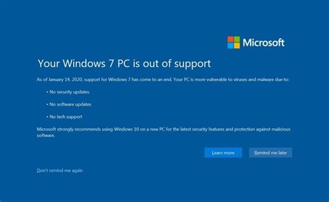 三个“没有”，微软Windows 7全屏警告弹窗开始大规模上线__财经头条