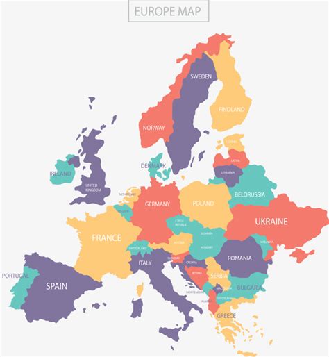 欧洲国家地图_欧洲地图高清中文版_微信公众号文章