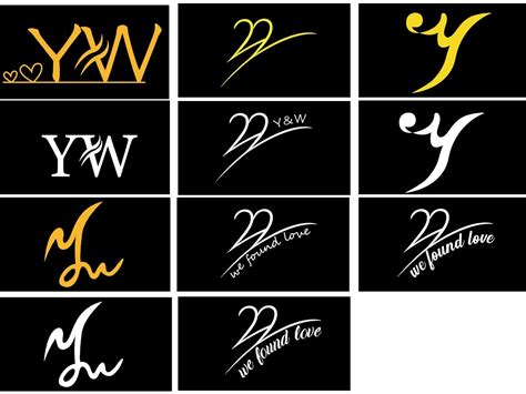 YW字母LOGO设计|平面|Logo|君君521_原创作品-站酷ZCOOL