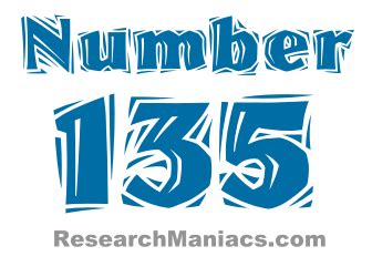 135 — сто тридцать пять. натуральное нечетное число. регулярное число ...