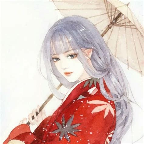 非主流长发动漫头像