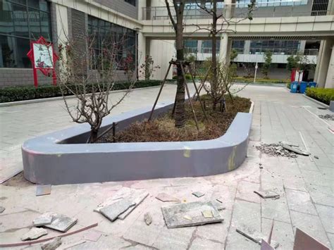 深圳市坪山实验学校玻璃钢花池项目 - 深圳市海盛玻璃钢有限公司