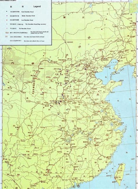 中国历史地图图片