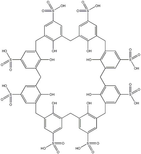 4-磺酸杯[8]芳烃、137407-62-6 CAS查询、4-磺酸杯[8]芳烃物化性质-中国化工制造网
