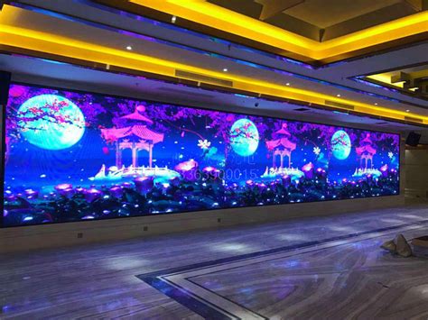 杭州鎏金KTV大厅P4全彩LED屏项目-西安欧亮光电科技有限公司