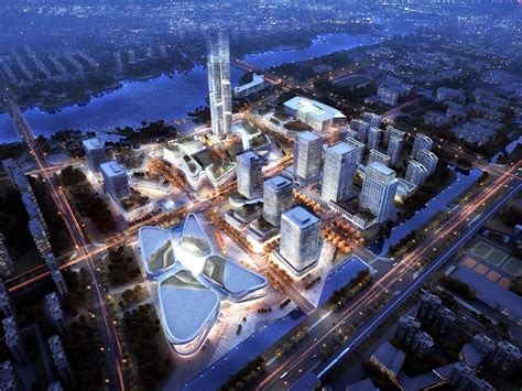 益阳城市设计项目-建筑可视化-效果图-北京阿尔法视觉科技有限公司