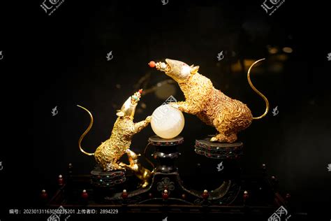 玉石黄金鼠,雕塑艺术,文化艺术,摄影素材,汇图网www.huitu.com