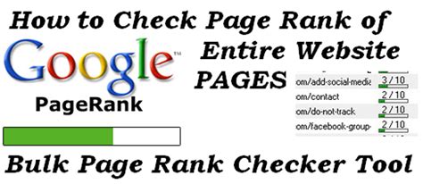 Check Page Rank of Entire Website Pages - An Island for Blogging Tips ...