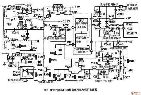 康佳LED40F2200液晶电视二合一板电路原理图与故障维修 - 家电维修资料网