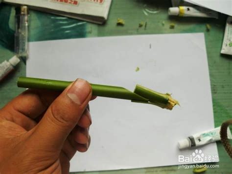 竹子做的创意手工教程,用小竹子做的创意手工,简易竹房子图片_大山谷图库