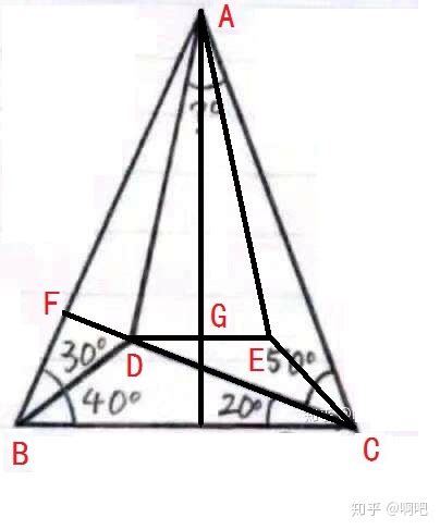这样的三角形怎么求角度？ - 知乎