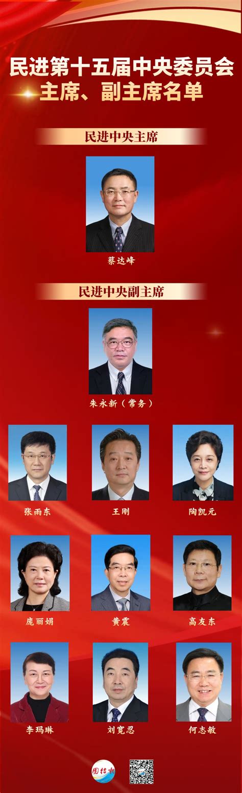 各民主党派中央新一届领导班子选举产生，具体名单一图速览_北京日报网