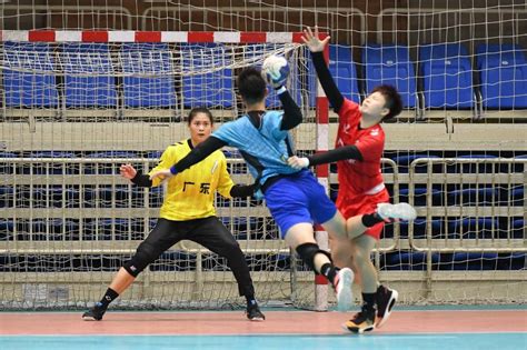 2022全国女子手球冠军杯首轮：上海 27.5-28 广东-搜狐大视野-搜狐新闻
