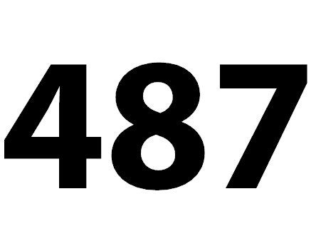 487 — четыреста восемьдесят семь. натуральное нечетное число. 93е ...