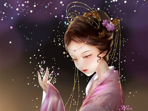 古风摸鱼头像女生真人版