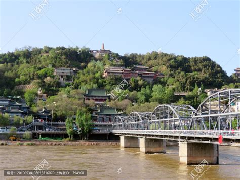 兰州黄河铁桥,山水景区,旅游景点,摄影素材,汇图网www.huitu.com