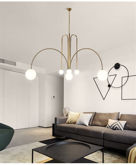 后现代极简主义灯具2019意式客厅吊灯圆圈简约个性创意餐厅卧室灯-阿里巴巴