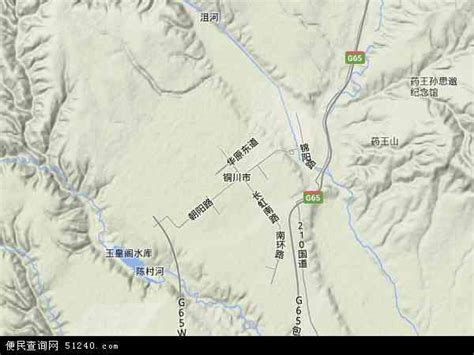 铜川市地图 - 铜川市卫星地图 - 铜川市高清航拍地图