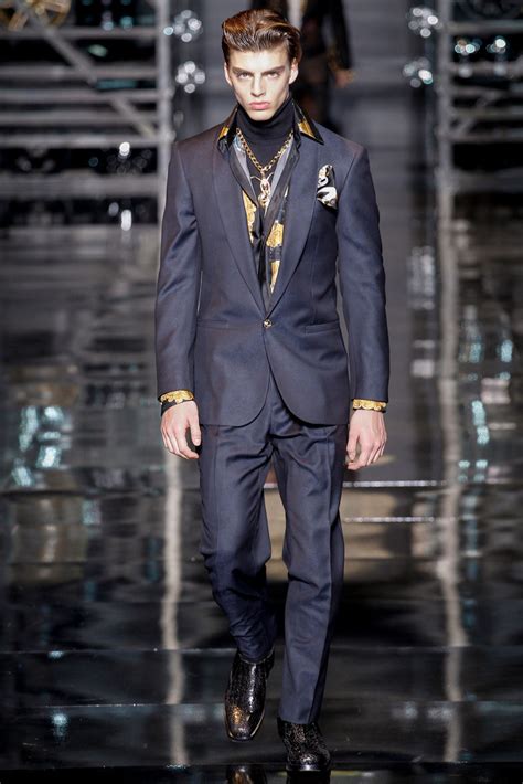 Versace（范思哲）2014秋冬系列米兰男装秀-服装-金投奢侈品网-金投网
